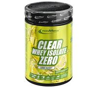 IronMaxx Clear Whey Isolate Zero LESS SWEET - Lata Lemon Ice Tea 400g | Aislado de proteína de suero transparente sin azúcar | Proteína transparente sin lactosa | Limonada proteica con sabor afrutado