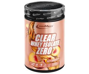 IronMaxx Clear Whey Isolate Zero - Peach IceTea lata 400g | Aislado de proteína de suero transparente sin azúcar | Proteína transparente sin lactosa