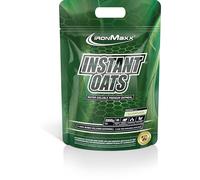 IronMaxx Instant Oats Avena Instantánea - Chocolate 2000g Bolsa | Aumentador de peso natural y vegano | Bajo en azúcar y libre de conservantes