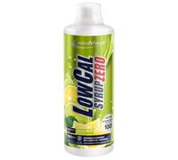 IronMaxx LowCal Syrup Zero - Lima Limon 1000ml | jarabe para bebidas sin azúcar 1:100 rinde 100 l de mezcla para bebidas | Bebida concentrada con 22 mg de L-carnitina y 19 mg de magnesio por ración