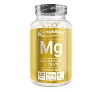 IronMaxx® Magnesium Capsulas 910 mg - 300 mg de Magnesio por Dosis -130 Capsulas, Contribuye a la Funcion Muscular - Reduce el Cansancio - Suplemento Alimenticio