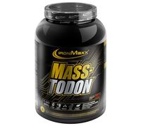 IronMaxx Masstodon - Lata de Fresa de 2 kg, Complex Premium Multi-Component Gainer, Bajo en Azúcar y Sin Conservantes