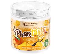 IronMaxx Phantasty - Mango Vanilla Dream lata 250g | Sabor vegano en polvo con trozos de fruta o frutos secos reales | Perfecto sustituto del azúcar