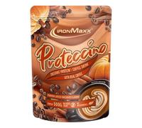 IronMaxx Plant Proteccino Pumpkin Spice Macchiato 500 g - Café Proteico Vegano con Café Real | Alto en Proteínas | Sin Azúcar Añadido | Con Cafeína | Ideal para Energía y Rendimiento