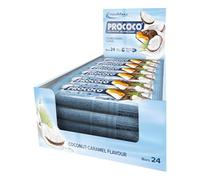 IronMaxx Prococo - Barritas Proteicas Coco y Caramelo 24 x 48 g | Alto en Proteínas 12 g | Sin Azúcar Añadido | Snack Saludable On-the-Go y Post-Entrenamiento