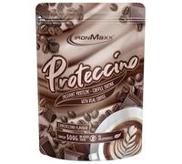 IronMaxx Proteccino - Bolsa de Chocolate 500g | Café Proteico con Extracto de Café Real y Cafeína | Sin azúcares añadidos ni conservantes