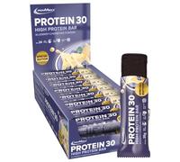 IronMaxx Protein 30 Barrita Proteica Tarta de Queso y Arándanos 24 x 35 g | Alto Contenido en Proteínas | Bajo en Azúcar | Sin Gluten | Sin Aceite de Palma