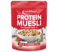 IronMaxx Protein Muesli - Avellana de 500g | Muesli vegano rico en proteínas sin lactosa | Contenido reducido de azúcar y bajo en carbohidratos