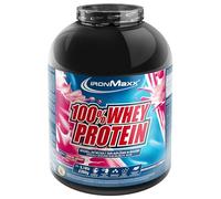 IronMaxx Proteina de Suero 100% Whey en Polvo 2350 g Sabor Yogur de Cereza - Batido Proteico Cremoso con BCAA y EAA - Alto en Proteinas, Bajo en Azucar y Carbohidratos - Para Entrenamiento y Fitness