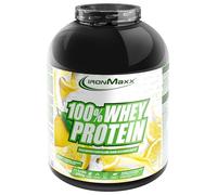 IronMaxx Proteina de Suero 100% Whey en Polvo 2350 g Sabor Yogur de Limon - Batido Proteico Cremoso con BCAA y EAA - Alto en Proteinas, Bajo en Azucar y Carbohidratos -Para Entrenamiento y Fitness