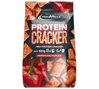IronMaxx Proteinkiks - Peber Chili 100 g | Sprød og sukkerfattig snack med 21% protein | Bagt og ikke stegt (Paquete de 6)