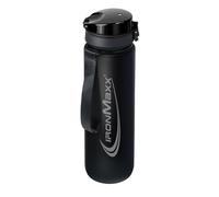 IronMaxx Sport Water Bottle - Deep Black 1000ml | Botella antigoteo con tapa de rosca y reutilizable - ideal para entrenamientos, uso diario y para llevar a cualquier lugar