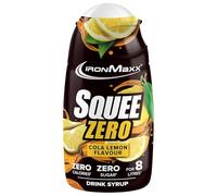 IronMaxx SqueeZero - Cola Lemon 65 ml Jarabe | Sabor refrescante para 8 litros | Sin azúcar y sin calorías en 100 ml de bebida lista para consumir