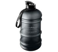 IronMaxx Water Gallon - Frosted Deep Black 2200ml | Botella de agua 2,2 L sin BPA/DEHP | Tapa hermética y escala graduada | Color según modelo | Ideal para deporte, gimnasio, oficina y uso diario