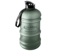 IronMaxx Water Gallon - Frosted Mineral Green 2200ml | Botella de agua 2,2 L sin BPA/DEHP | Tapa hermética y escala graduada | Color según modelo | Ideal para deporte, gimnasio, oficina y uso diario
