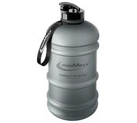 IronMaxx Water Gallon - Matt Ash Grey 2200ml | Botella de agua 2,2 L sin BPA/DEHP | Tapa hermética y escala graduada | Color según modelo | Ideal para deporte, gimnasio, oficina y uso diario