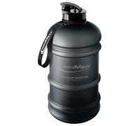 IronMaxx Water Gallon - Matt Deep Black 2200ml | Botella de agua 2,2 L sin BPA/DEHP | Tapa hermética y escala graduada | Color según modelo | Ideal para deporte, gimnasio, oficina y uso diario
