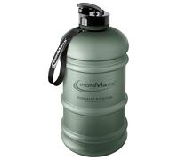 IronMaxx Water Gallon - Matt Mineral Green 2200ml | Botella de agua 2,2 L sin BPA/DEHP | Tapa hermética y escala graduada | Color según modelo | Ideal para deporte, gimnasio, oficina y uso diario