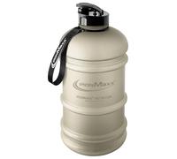 IronMaxx Water Gallon - Matt Sandstone Beige 2200ml | Botella de agua 2,2 L sin BPA/DEHP | Tapa hermética y escala graduada | Color según modelo | Ideal para deporte, gimnasio, oficina y uso diario