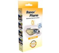 IRONTEK | RP3000 - Kit de faros para coche, 3 toallitas, sin lijado rápido, 2 minutos, limpia desengrasa y protege | Todos los vehículos de coche