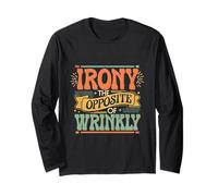 Irony The Opposite Of Wrinkly Clever English Humor ------- Manga Larga