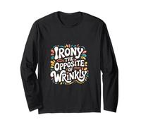 Irony The Opposite Of Wrinkly Clever English Humor -------- Manga Larga
