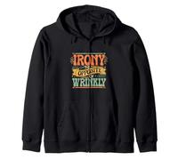 Irony The Opposite Of Wrinkly Clever English Humor ------- Sudadera con Capucha