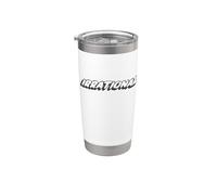 Irracional | No racional ilógico Vaso térmico de acero inoxidable de doble pared