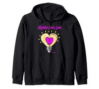 Irradia el amor de Dios Lindo Corazón Chica cristiana Fe & Esperanza Sudadera con Capucha