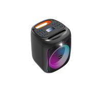 IRRADIO Altavoz portátil IR-PS40 POWER1, 40 W RMS, Woofer Bass Reflex de 15 cm, Luces LED RGB, micrófonos para Karaoke, True Wireless Stereo, DSP, batería de Larga duración, diseño Compacto.