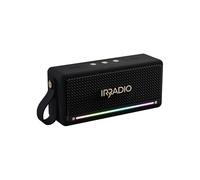 IRRADIO IR-M5 Classic, Altavoz portátil Potente, Doble Controlador de 50 mm, subwoofer pasivo, 20 W de Potencia. Sonido equilibrado, iluminación LED RGB, Grado de impermeabilización IPX7, función