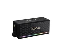 IRRADIO IR-M6 Classic, Altavoz Bluetooth Portátil, 40W, Woofer y Tweeter Duales, Clasificación de Impermeabilidad IPX7, Iluminación LED RGB, Función Estéreo True Wireless, Formatos MP3 y WA Compatible