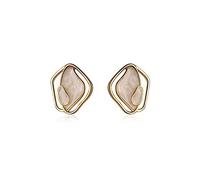 Irregular Cloud Geometric Enamel Small Fashion Creative Party Jewelry High-End Earrings