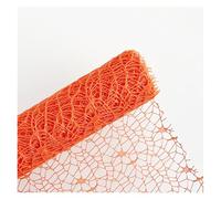 Irregular Hole Flower Wrapping Mesh | Breathable Floral Bouquet Net Wrap Papper, Fresh Flower Packaging Sheets for Florist & DIY Arrangements(13-Orange)