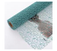 Irregular Hole Flower Wrapping Mesh | Breathable Floral Bouquet Net Wrap Papper, Fresh Flower Packaging Sheets for Florist & DIY Arrangements (10 verde)