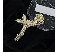 Irregular Hollow Out Rose Metal Hairstyle Holders Outdoor Standely For Women Girls Landy Jewelry, un 11.3cmx5.5cm