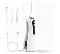 Irrigador Dental Plástico IP65 Impermeable Viaje(White) | Cuerpo plástico , IP65 impermeable, seguro baño, , para fácil mantenimiento hogar