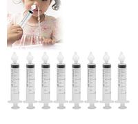Irrigador nasal para bebés, 8pcs/set 20ml Lavadora nasal multifuncional mejorada para bebés Lavadora nasal especial para niños y bebés Irrigador nasal con rinitis para bebés(8PCS)