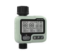 IRRIGATECH Programador de Riego Automático 1/2”-3/4” Temporizador Digital, Rain Delay, Modo Auto/Manual 1s-199min Frecuencia 1h-15 Días, Pantalla LCD