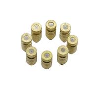 Irrigation isting Nozzles,Brass Spray Nozzle High Pressure ist Cooling Nozzle with ale Thread Connector Agriculture Vegetable Irrigation 20Pcs (Color:0.7 mm ist) (Color : 0.1 m i (Color : 0.7