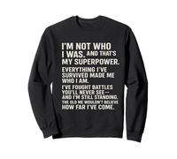 Irrompible The Power of Who I 've Become Novelty Gift. Sudadera