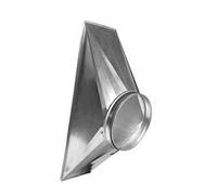 IRS Conector para tubo redondo Maxi plano - Zehnder