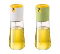 Irtyif Pulverizador Aceite Spray,Spray Aceite Cocina,Pulverizador De Aceite,Difusor Aceite Cocina,2 piezas 300ml Spray Aceite De Cocina Antigoteo,Vidrio,Para Ensaladas de Cocina,Barbacoas,Hornear