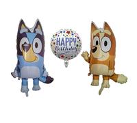 irty's Irtys Un paquete de 2 1 Globo Bluey y 1 Globo Bingo para niños y niñas (blueybingo)