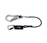 Irudek ARIMA I 115HWA - Absorbedor de energía ligero y compacto de 115 cm, con conectores de aluminio Silverlight 1131 y 984, cuerda de poliamida, chip NFC Ready, norma EN 355 / VG11.062