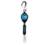 Irudek KARBOR 3,5 SE HO OPEN - Anticaídas retráctil 3,5 m con cinta Technora, conectores aluminio y acero, gancho apertura 60 mm, cárter sintético, chip NFC Ready, certificado EN 360 | VG11.060