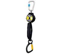 Irudek MINIBLOK SE-C - Anticaídas retráctil Compacto de Cinta Technora 2 m con mosquetón automático 21,5 mm y Chip NFC Ready, EN 360 / EN 362 / VG11.060, 980 g