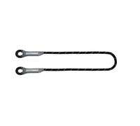 Irudek NEXION 100 - Elemento de Amarre no Regulable de Cuerda de poliéster 12 mm y 1 m de Longitud, con guardacabos, Chip NFC Ready, Uso en sujeción o conexión, EN 354, 140 kg