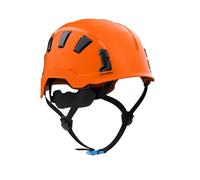 Irudek OREKA II Vent MIPS Naranja - Casco ventilado con tecnología MIPS para Trabajos en Altura, ABS Ultraligero, Sistema ROUNDFIT, Chip NFC, Ranuras universales 30 mm, Certificado EN 397 y EN 12492