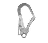 Irudek STEELSAFE 39 - Gancho automático de Acero con Cierre Due-Lock de Doble acción, Apertura 50 mm, Resistencia 25 kN, Duradero y Seguro para Trabajos en Altura, Certificado EN 362 A/T
